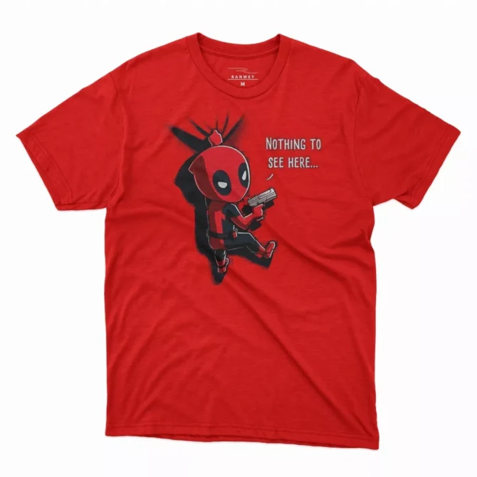 Remera Deadpool Nothing To See Here