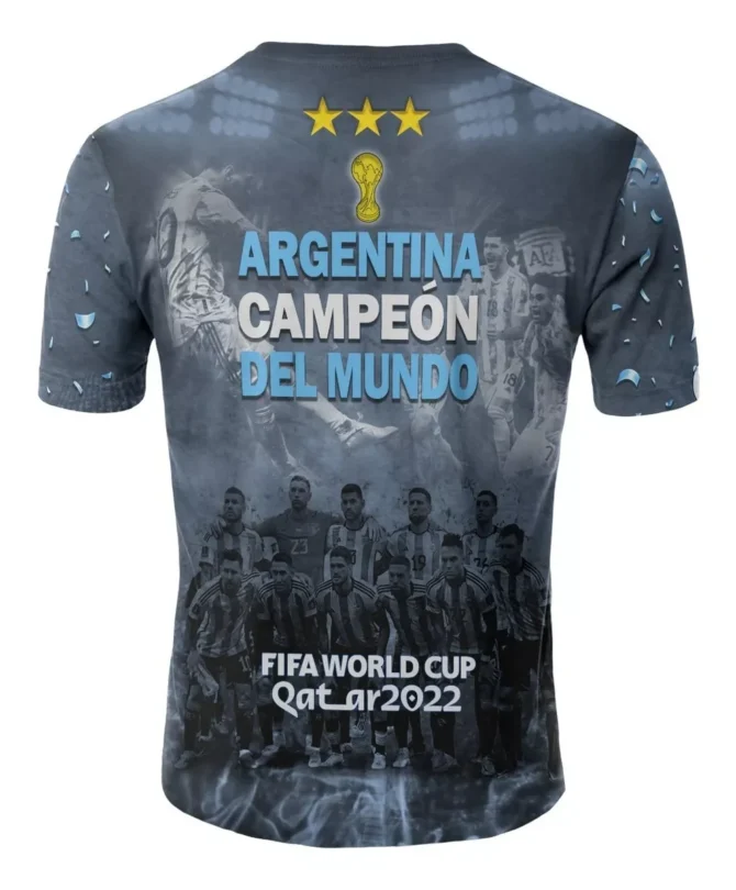 Remera Argentina Campeón Del Mundo