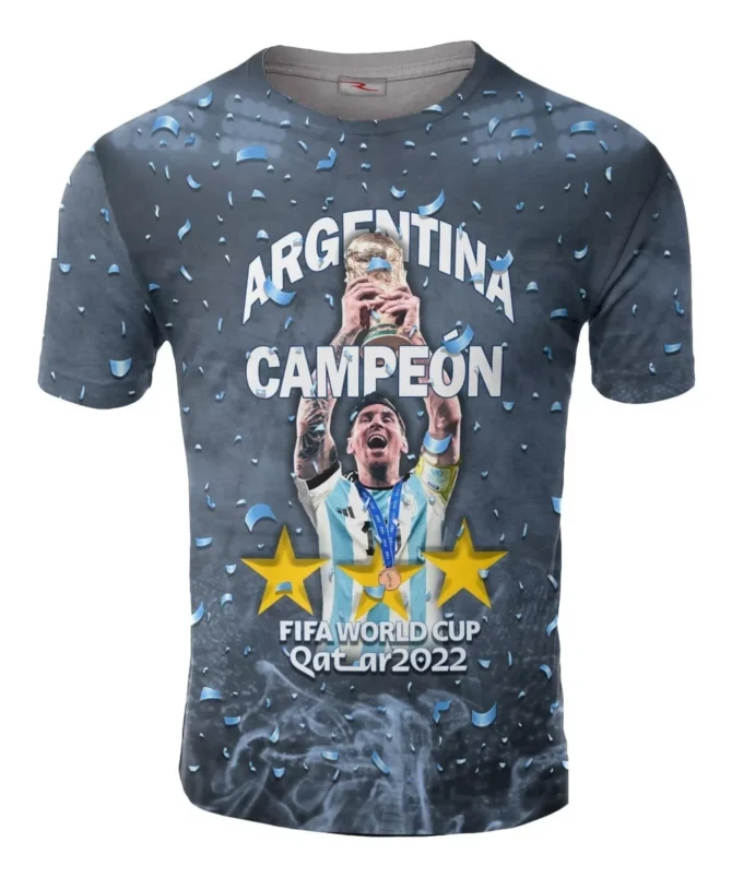 Remera Argentina Campeón Del Mundo - Image 2