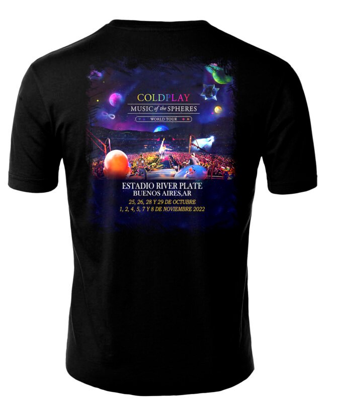 Remera Coldplay World Tour Argentina - Image 2