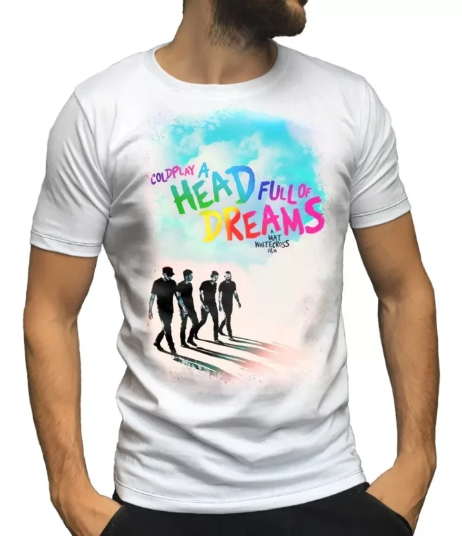 Remera Coldplay A Head Full Of Dreams