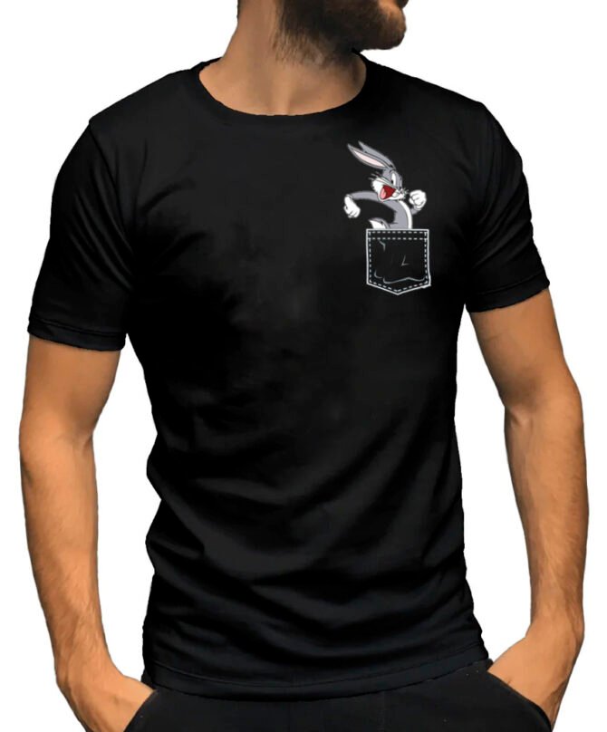 Remera Bugs Bunny Bolsillo