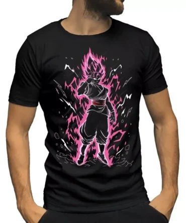 Remera Black Goku Dragon Ball