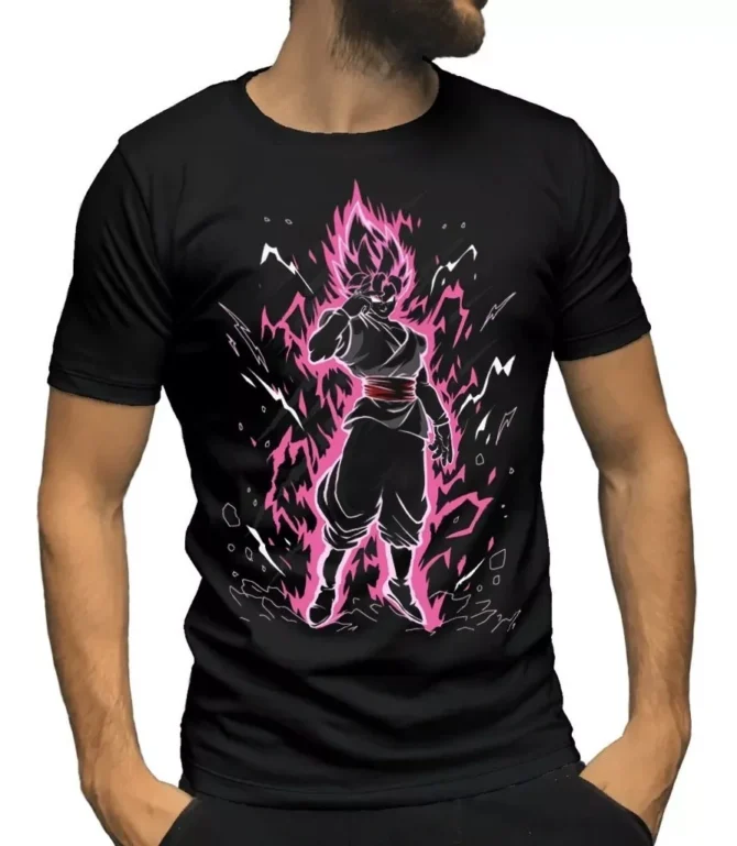 Remera Black Goku Dragon Ball