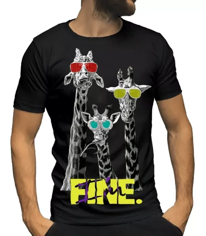 Remera Jirafas Im Fine