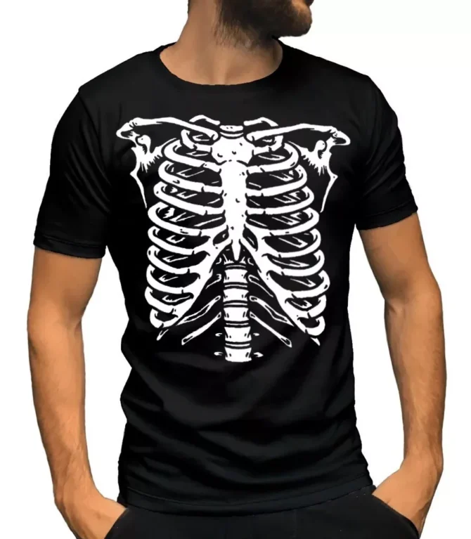 Remera Torax Esqueleto