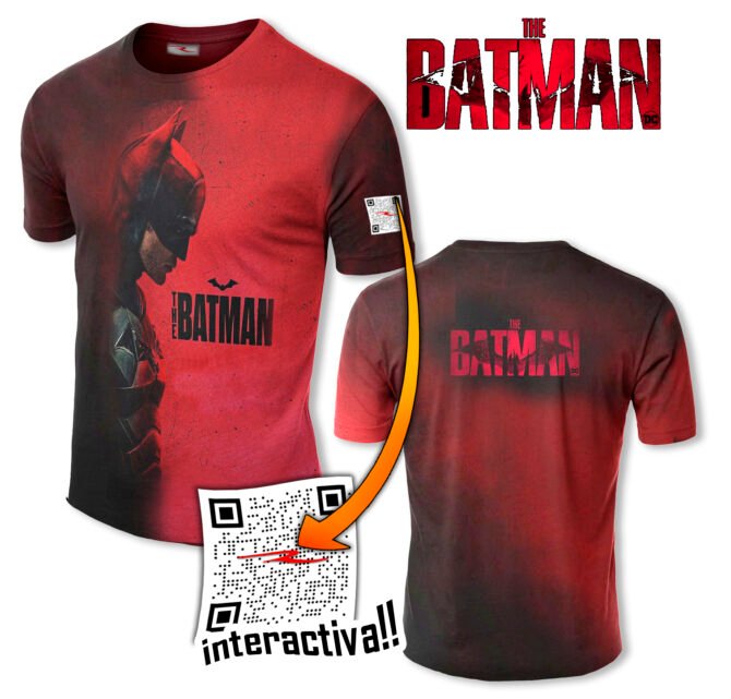 Remera Interactiva Qr The Batman