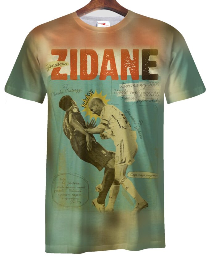 Remera Zidane Materazzi Retro Vintage