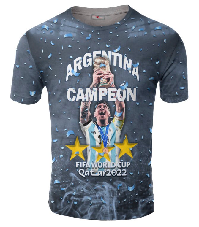 Remera Argentina Campeón Del Mundo - Image 3