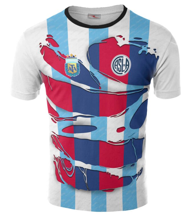 Remera San Lorenzo Argentina Campeón Del Mundo
