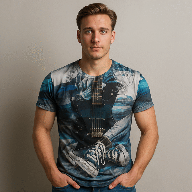 Remera Guitarra Eléctrica