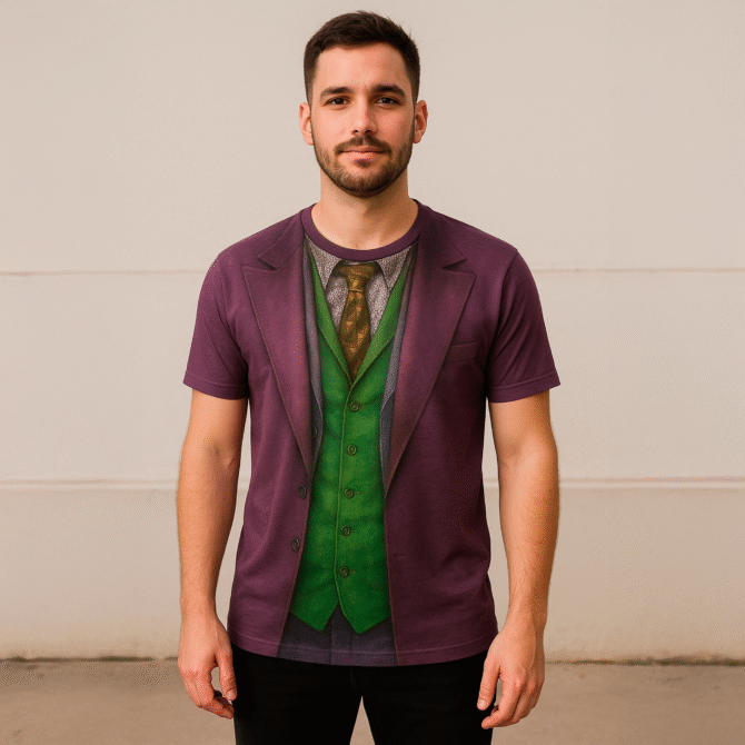 Remera  Traje De El Guasón Joker