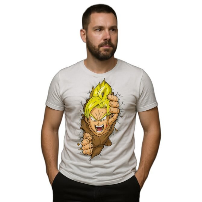Remera Dragon Ball Vegito 3d