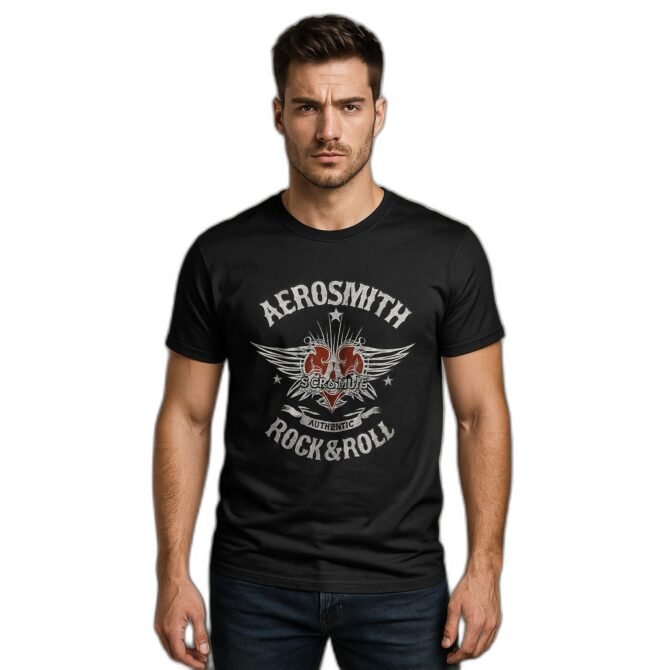 Remera Aerosmith Rock & Roll - Imagen actualizada 1