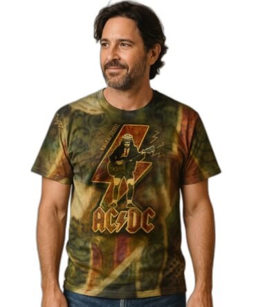 Remera ACDC Angus Young Relámpago - Imagen actualizada 1