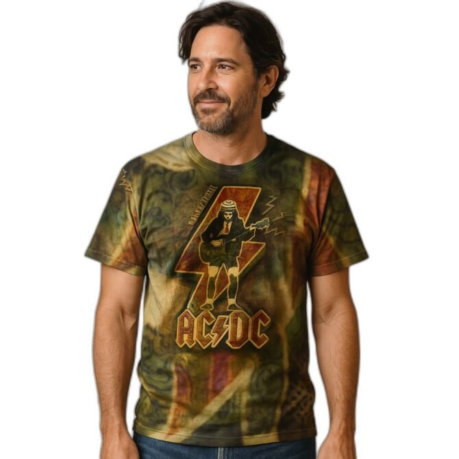 Remera ACDC Angus Young Relámpago - Imagen actualizada 1
