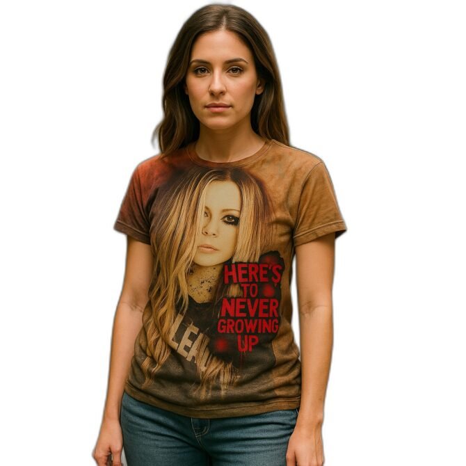 Remera Avril Lavigne Never Growing Up - Imagen actualizada 1