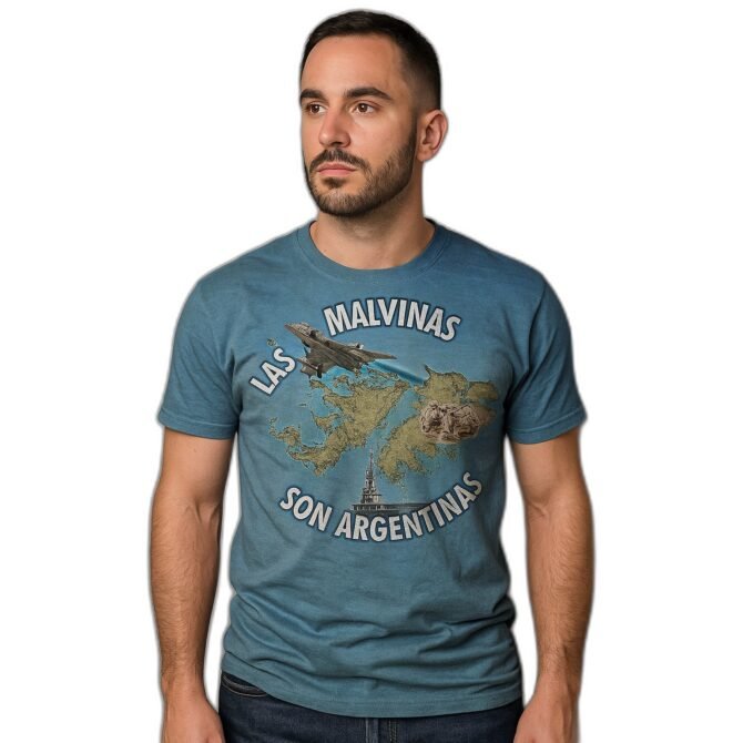 Remera Las Malvinas Son Argentinas - Imagen actualizada 1
