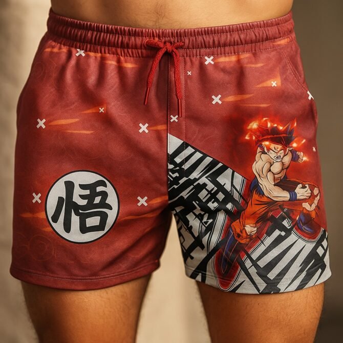 Short de baño Goku Kaioken - Imagen actualizada 1