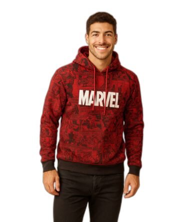 Buzo Marvel Rojo Comics - Imagen 1