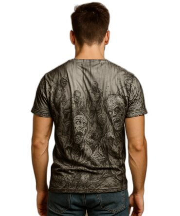 Remera The Walking Dead B&w - Imagen actualizada 2