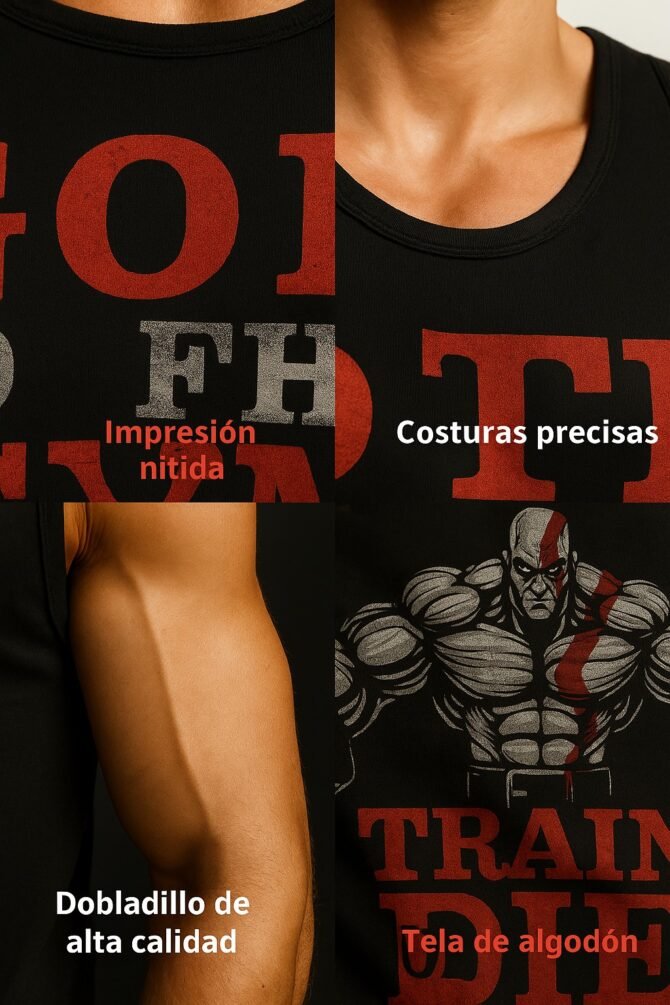 Musculosa Kratos God Of War Gym - Imagen actualizada 1