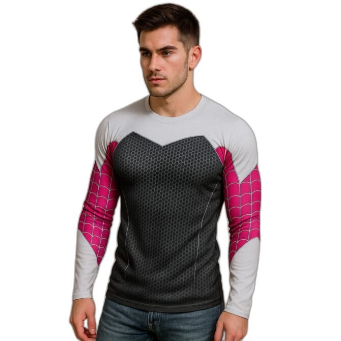 Remera Traje Ghost Spider - Imagen actualizada 1