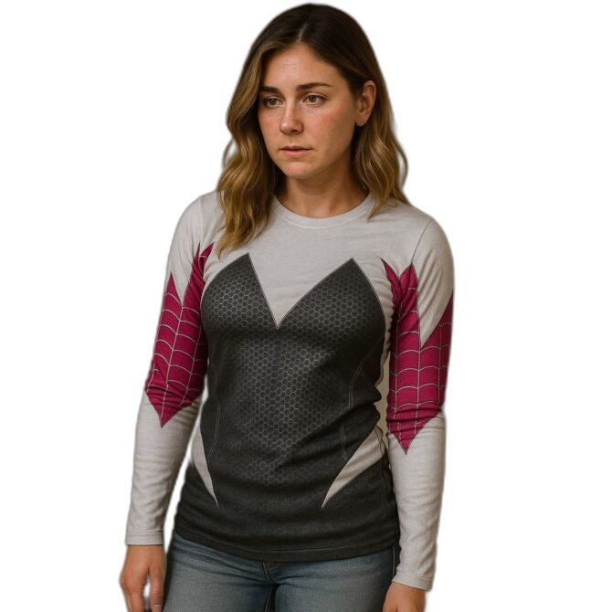 Remera Traje Ghost Spider - Imagen 1