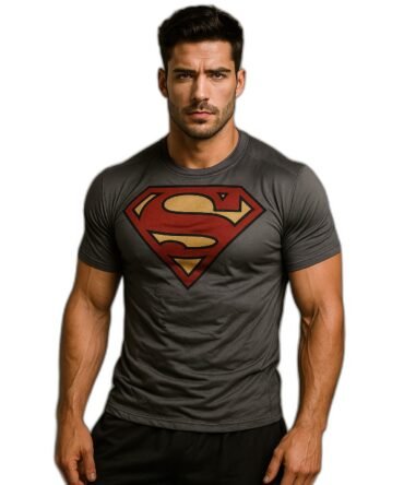 Remera Superman Gris - Imagen 2