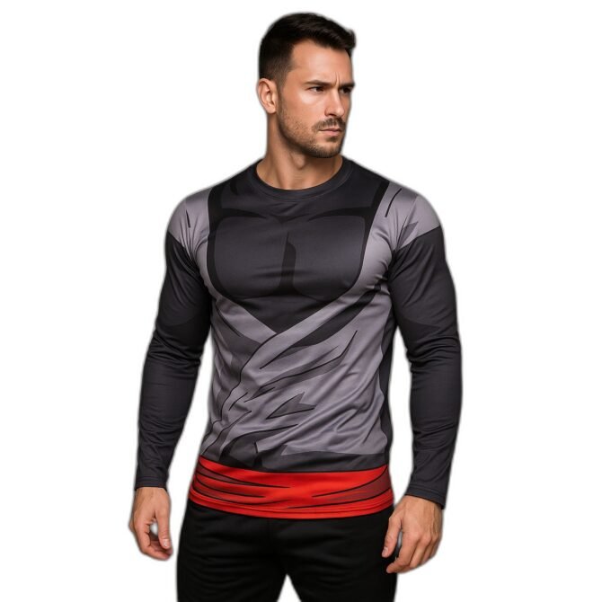 Remera Traje Black Goku - Imagen 2