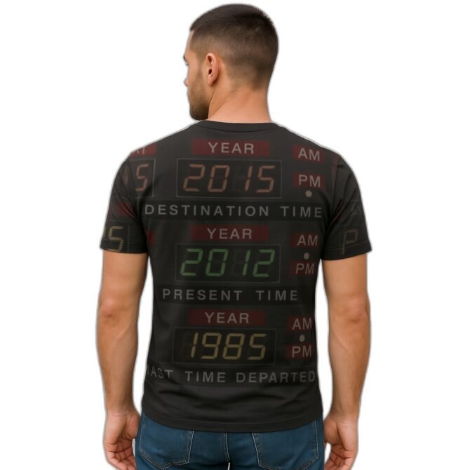 Remera Back to the Future 1985 a 2015 - Imagen actualizada 2