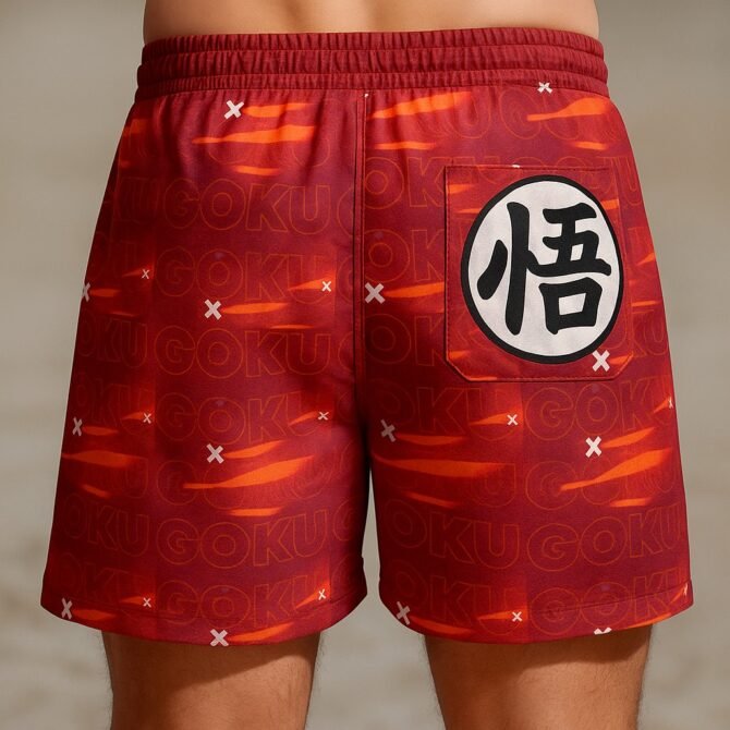 Short de baño Goku Kaioken - Imagen actualizada 2