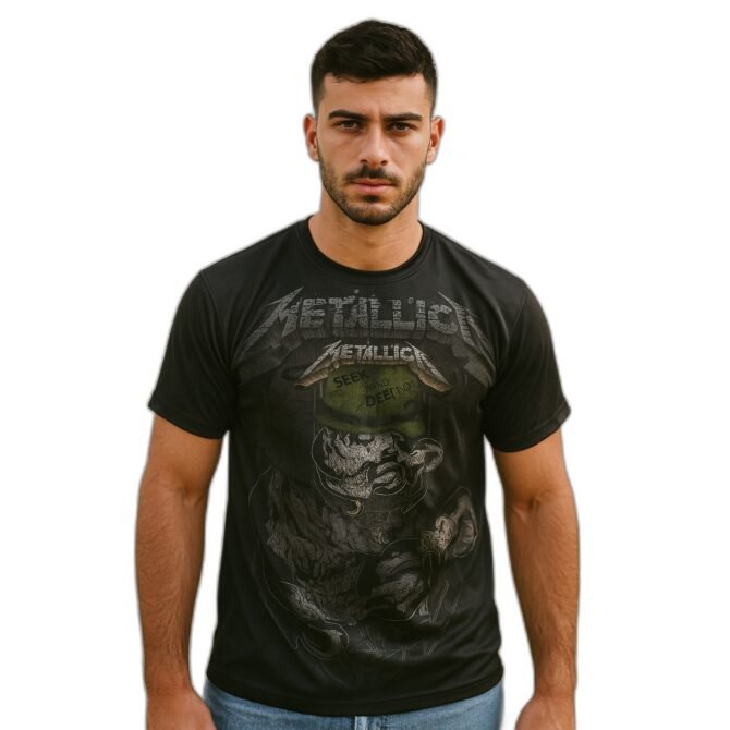 Remera Seek and Destroy Metallica - Imagen actualizada 1
