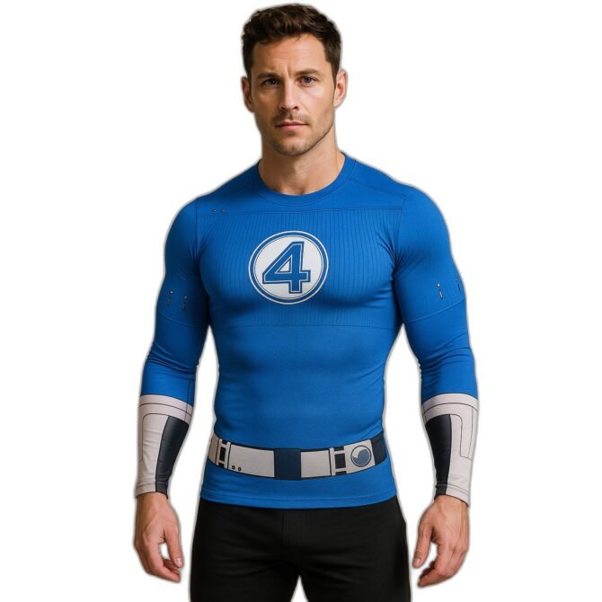 Remera Traje Los 4 Fantásticos 2025