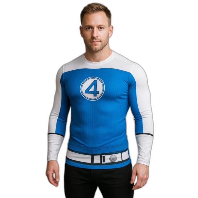 Remera Traje Los 4 Fantásticos 2025
