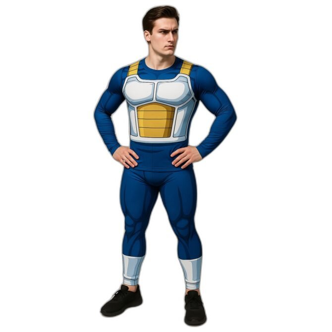 Conjunto Deportivo Traje Vegeta Anime - Imagen 1