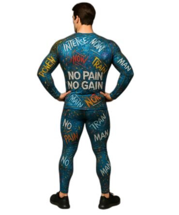 Conjunto Deportivo Vegeta No pain No gain - Imagen 2