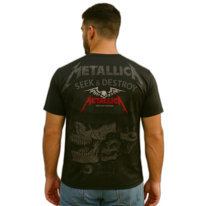 Remera Seek and Destroy Metallica - Imagen actualizada 2