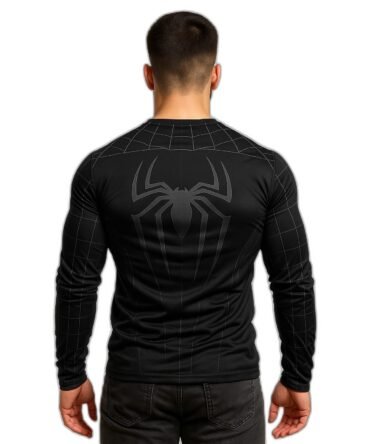 Remera Black Spiderman - Imagen 2
