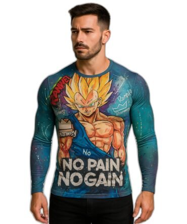 Remera Vegeta No Pain No Gain - Imagen 1