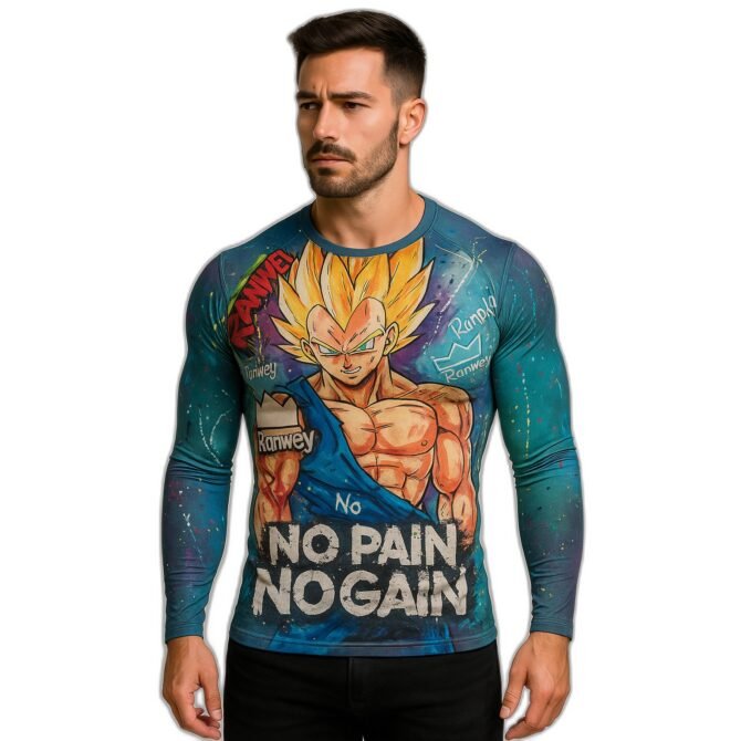 Remera Vegeta No Pain No Gain - Imagen 1