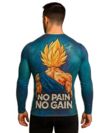 Remera Vegeta No Pain No Gain - Imagen 2