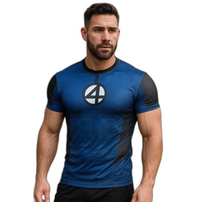 Remera Traje Los 4 Fantasticos - Imagen 1