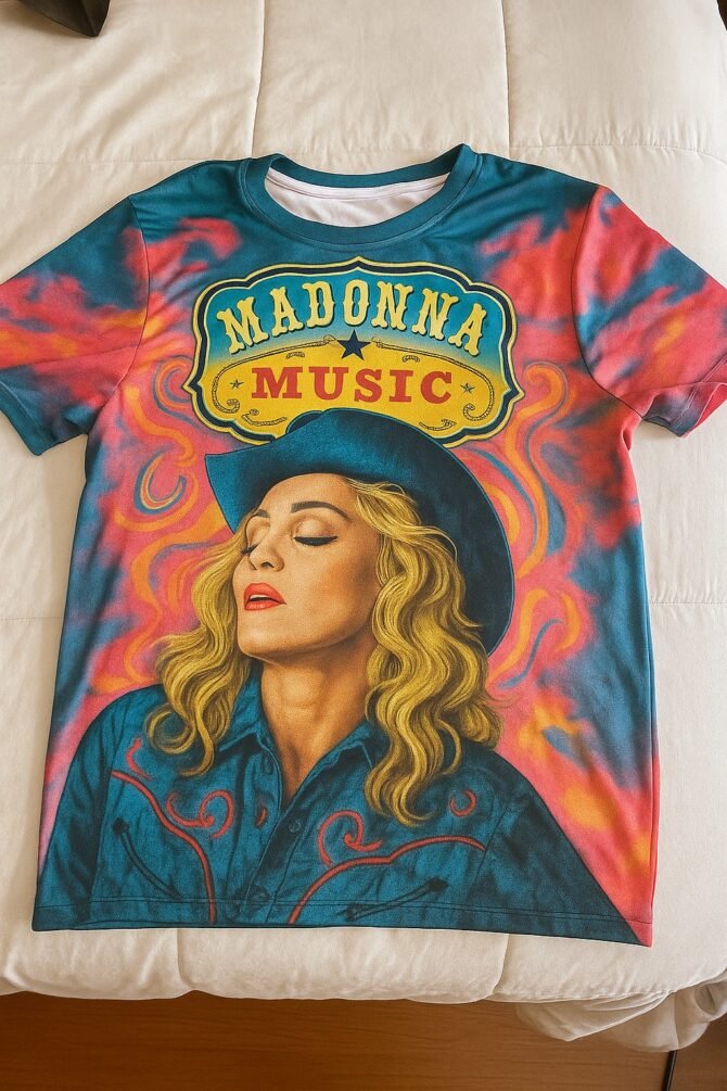 Remera Madonna Music Tie Dye