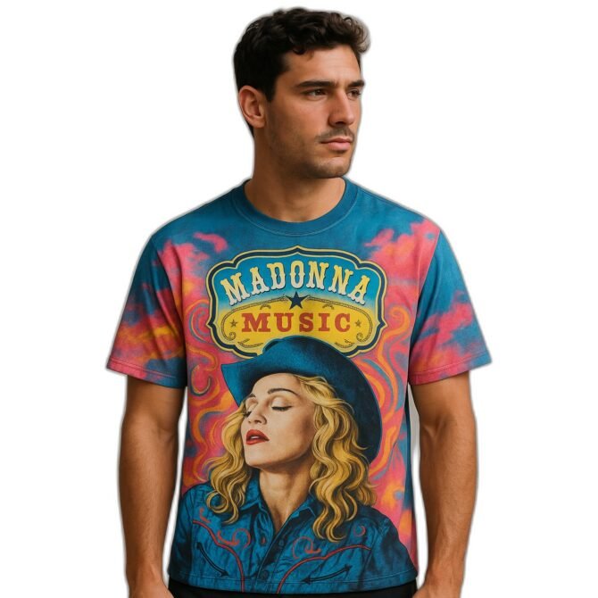 Remera Madonna Music Tie Dye