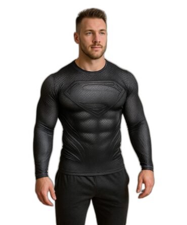 Remera Superman Black