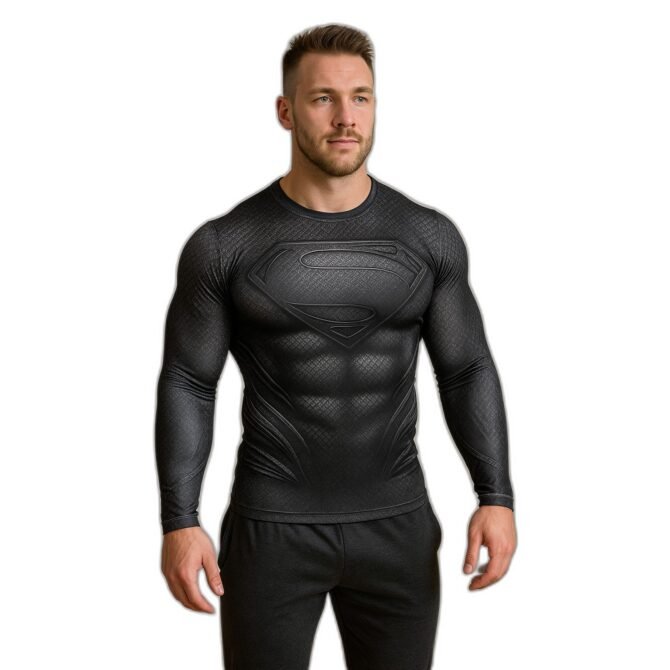 Remera Superman Black