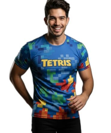 Remera Videojuego Tetris