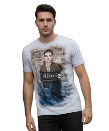 Remera Elvis Presley Mugshots Preso