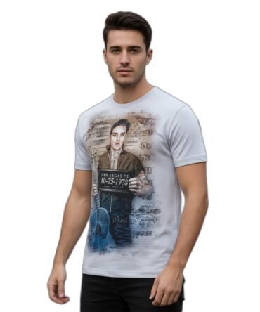 Remera Elvis Presley Mugshots Preso
